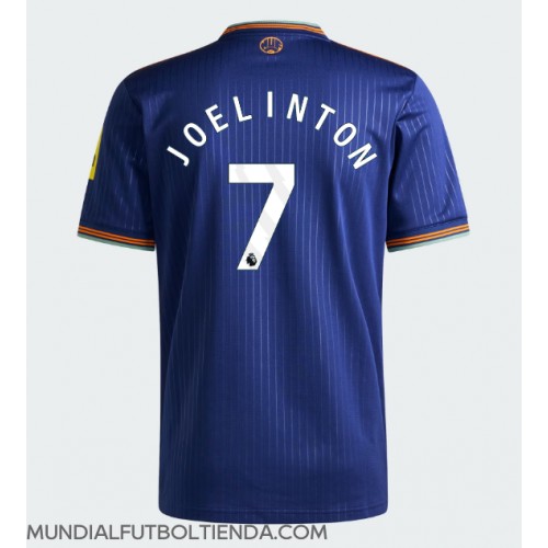 Camiseta Newcastle United Joelinton #7 Tercera Equipación Replica 2025-26 mangas cortas